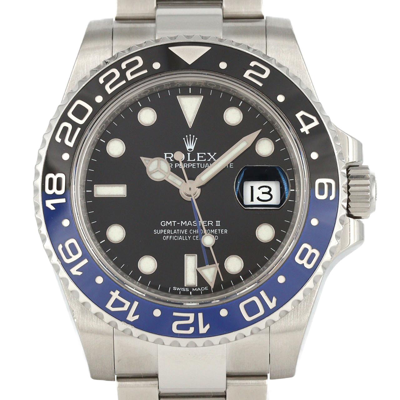 ロレックス GMTマスターⅡ 116710BLNR SS 自動巻 ランダム番