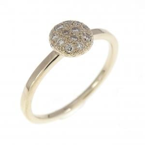 K18YG Diamond ring