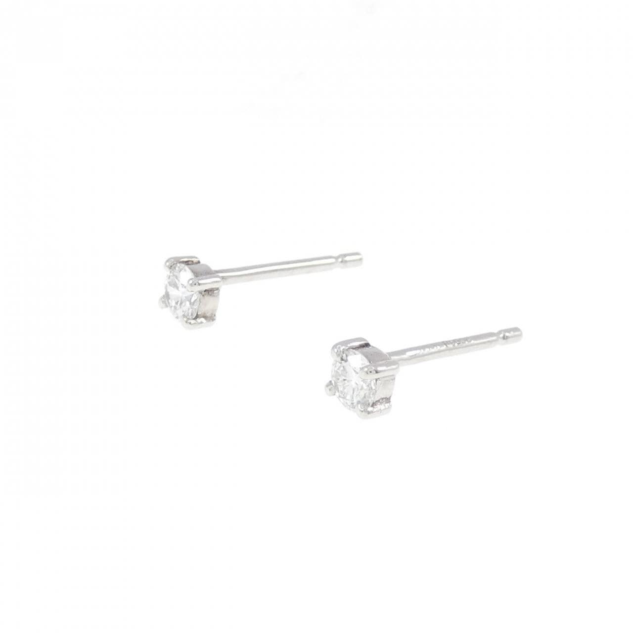 PT solitaire Diamond earrings