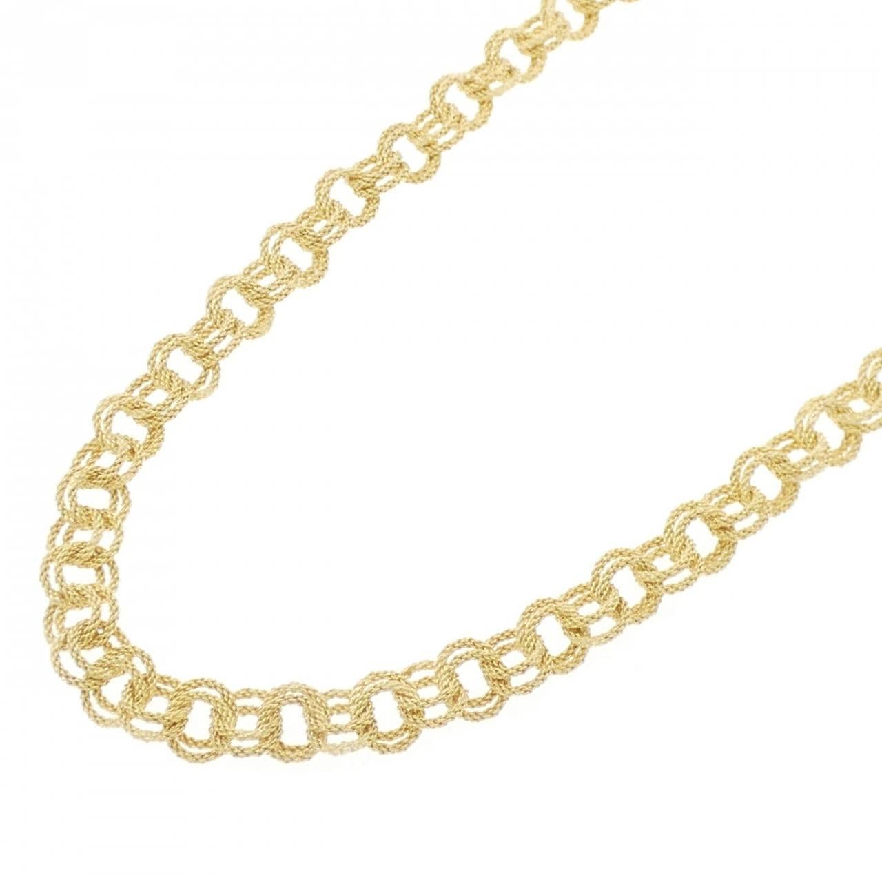 750YG/750WG necklace