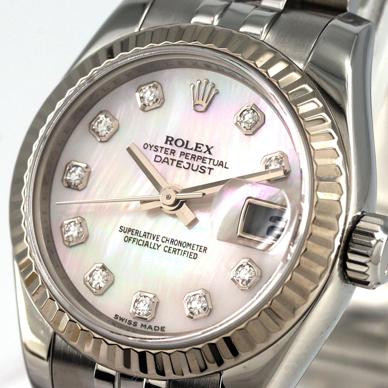 ロレックス デイトジャスト 179174NG SSxWG 自動巻 V番