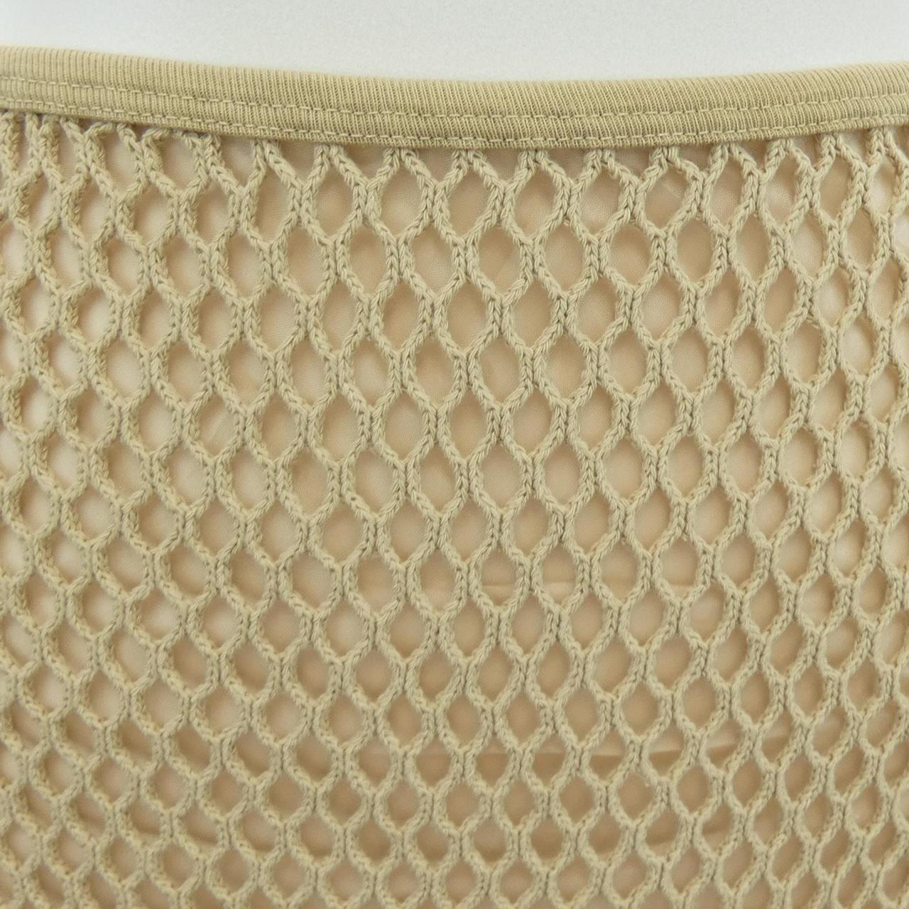 プラダ PRADA コットンメッシュ トライアングルロゴ 31143 SOOO 16ND スカート