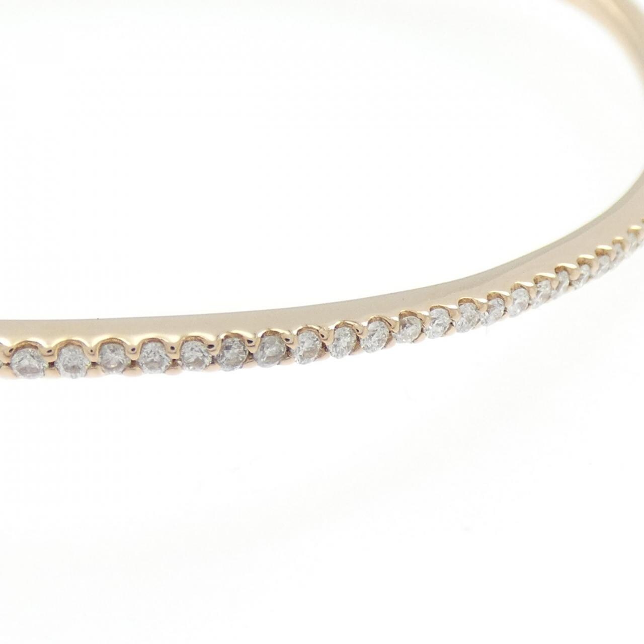 K18PG ダイヤモンド バングル 0.50CT