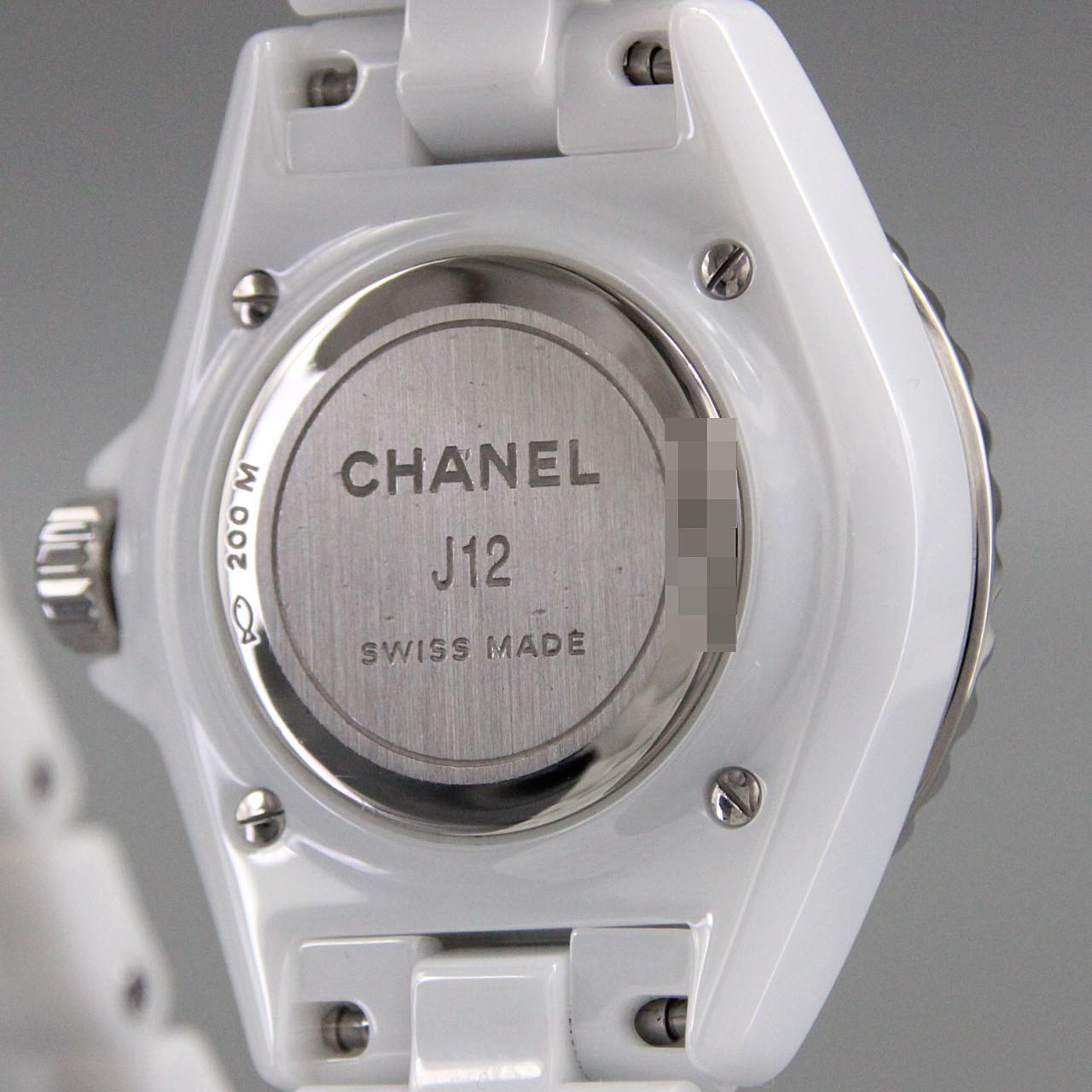 シャネル J12 33mmセラミック･12P H5703 セラミック クォーツ