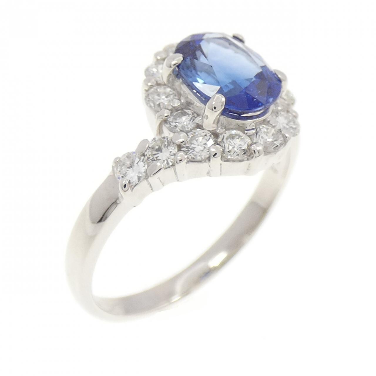 PT900 サファイヤ リング 1.24CT