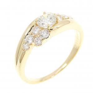 K18YG ダイヤモンド リング 0.381CT H SI1 VG