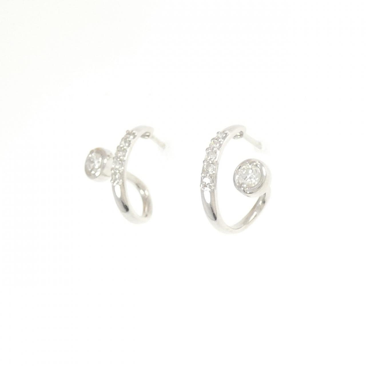 PT ダイヤモンド ピアス 0.24CT