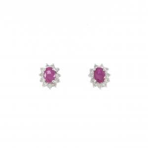 Ruby earrings/earrings