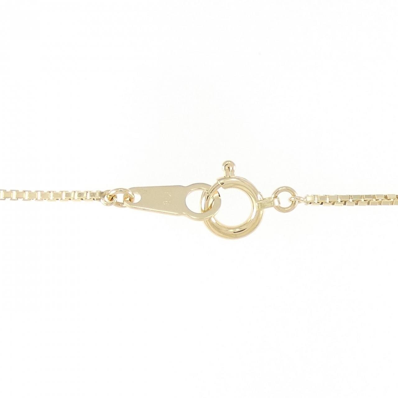 K18YG ダイヤモンド ネックレス 0.76CT