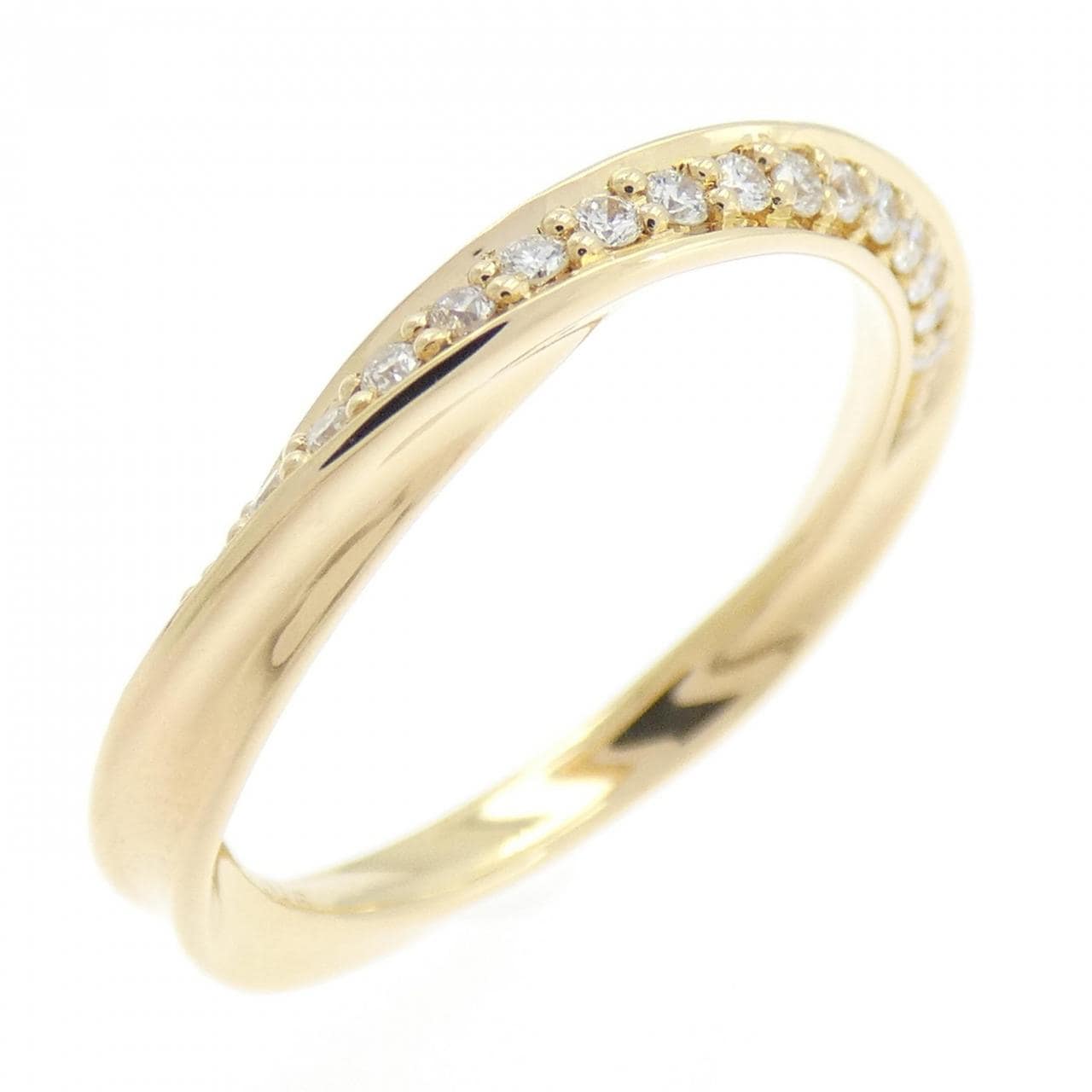 K18YG ダイヤモンド リング 0.16CT
