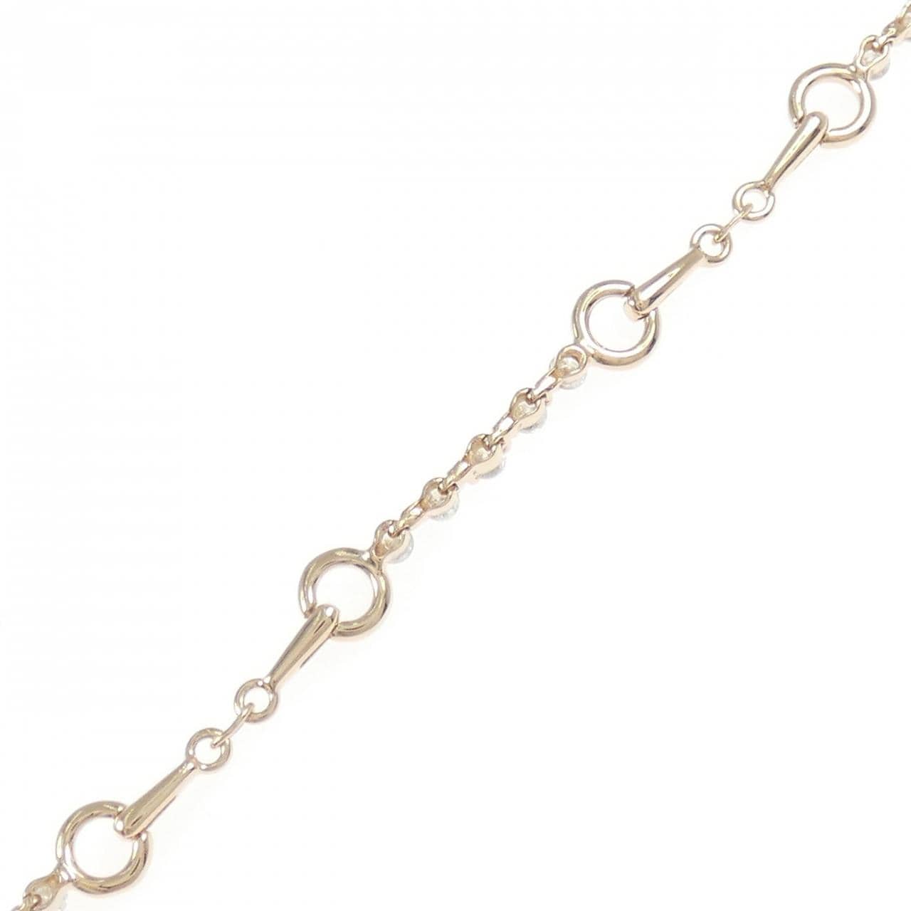 K18PG ダイヤモンド ブレスレット 0.60CT