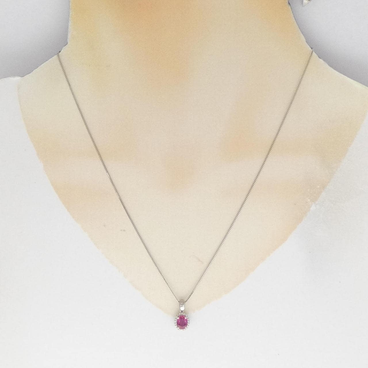 [Remake] PT Ruby Necklace 0.88CT Made in Thailand