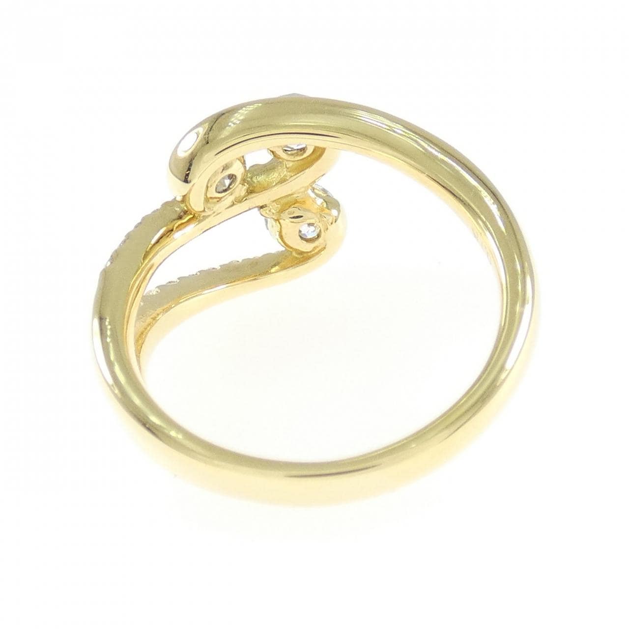 【リメイク】K18YG ダイヤモンド リング 0.228CT 0.202CT 0.206CT E-G SI1 Good