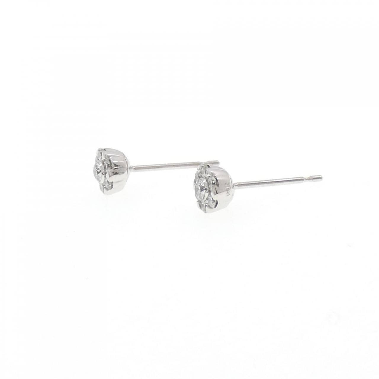 K18WG ダイヤモンド ピアス 0.30CT