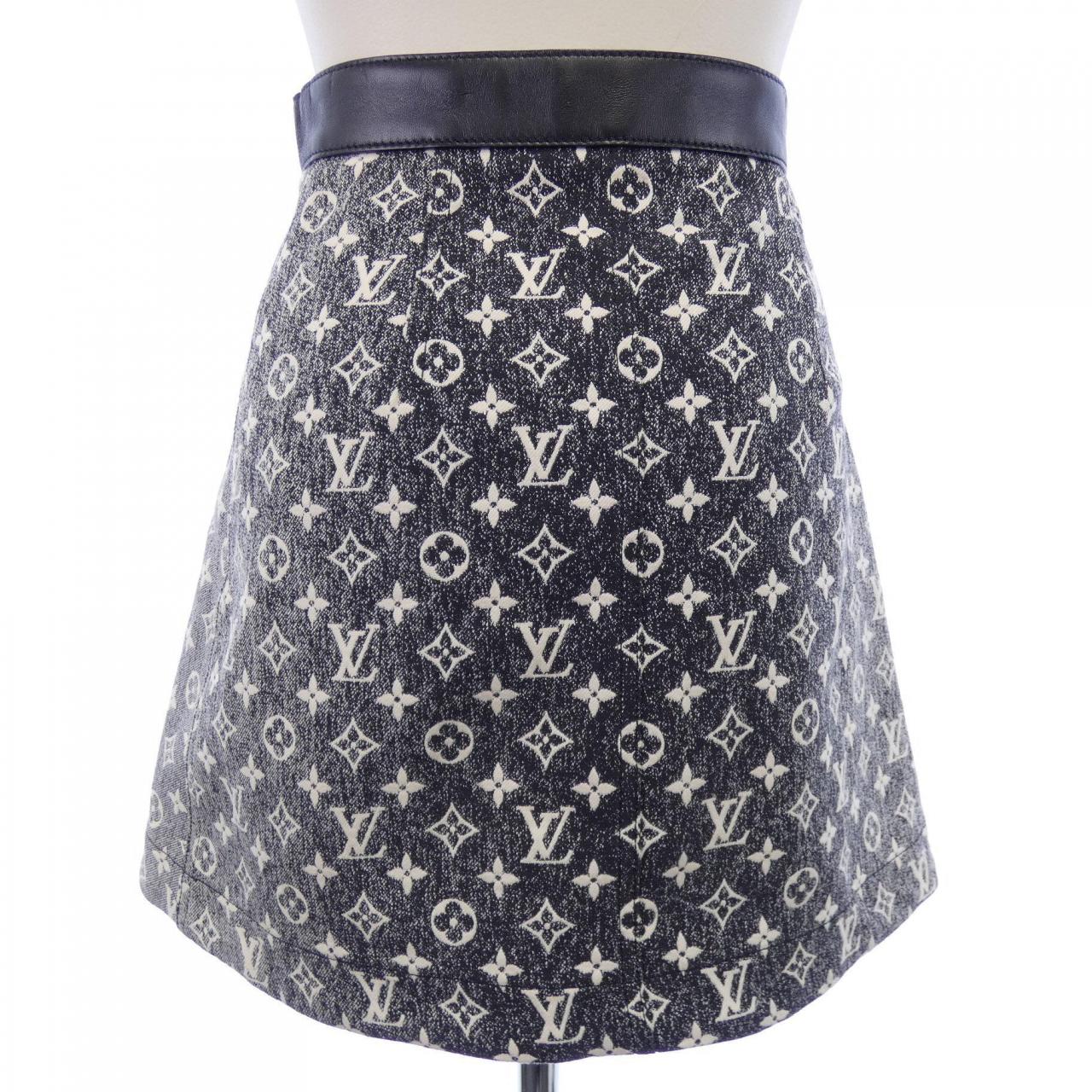 ルイヴィトン LOUIS VUITTON モノグラムデニムボタンタブスカート FOSK25KJ2 スカート