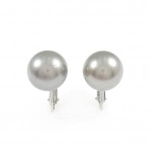 K14WG 黒蝶パール イヤリング 10.8mm