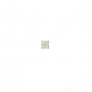 K10YG ダイヤモンド ピアス 0.04CT 片耳