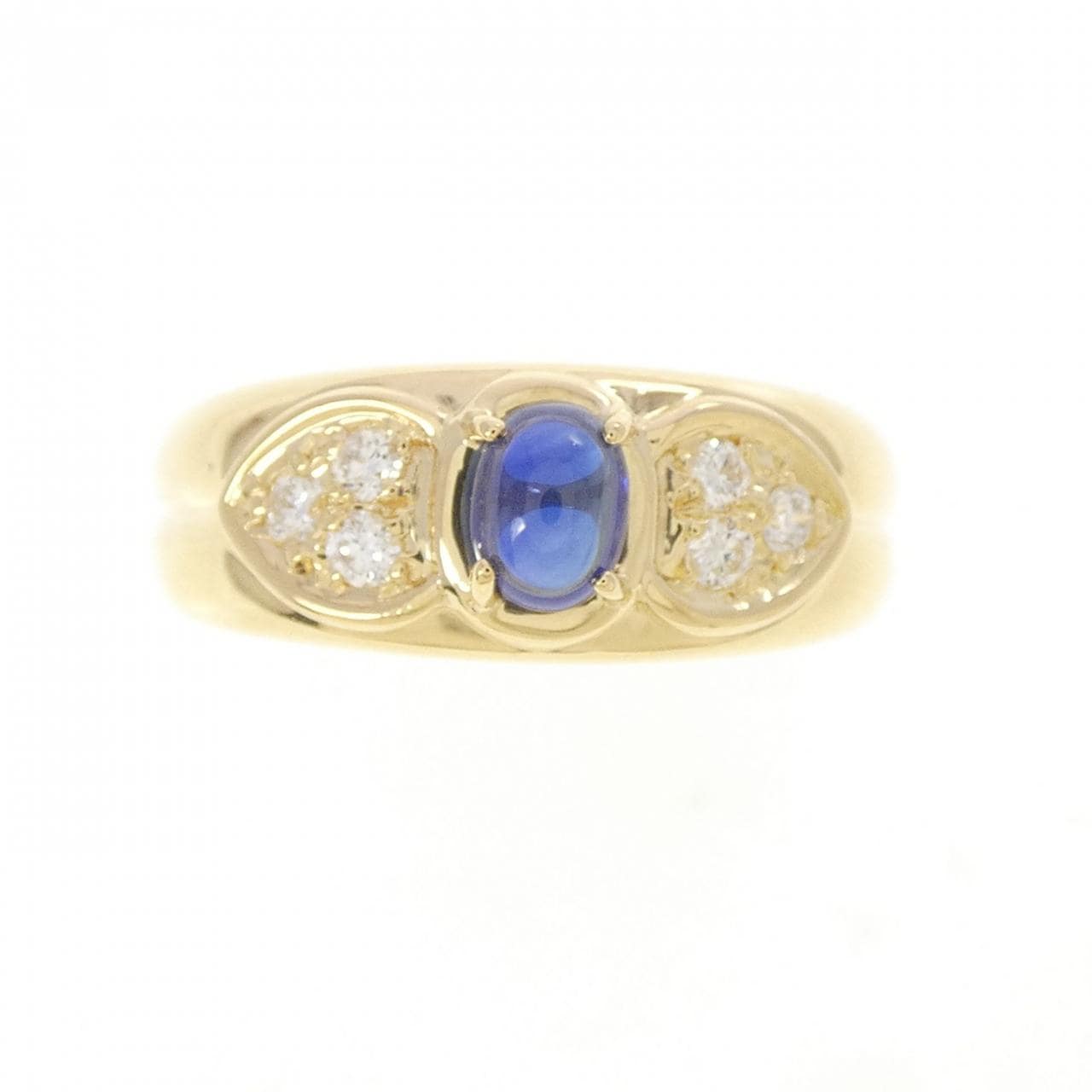 750YG サファイヤ リング 0.50CT
