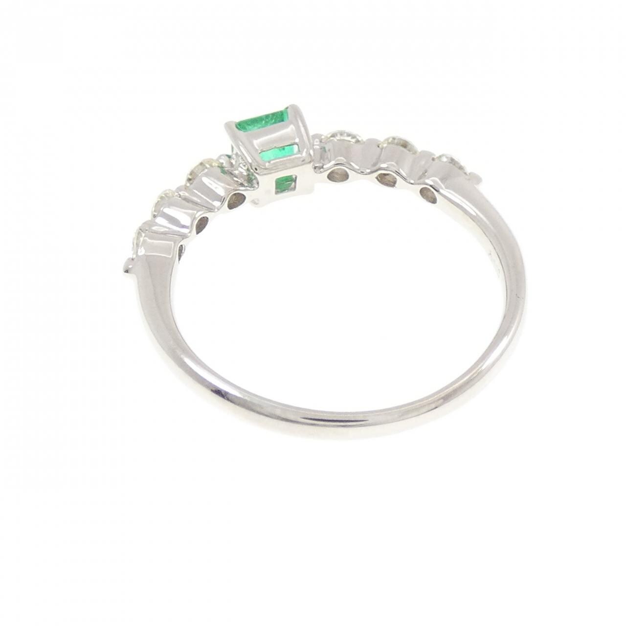 PT900 エメラルド リング 0.30CT