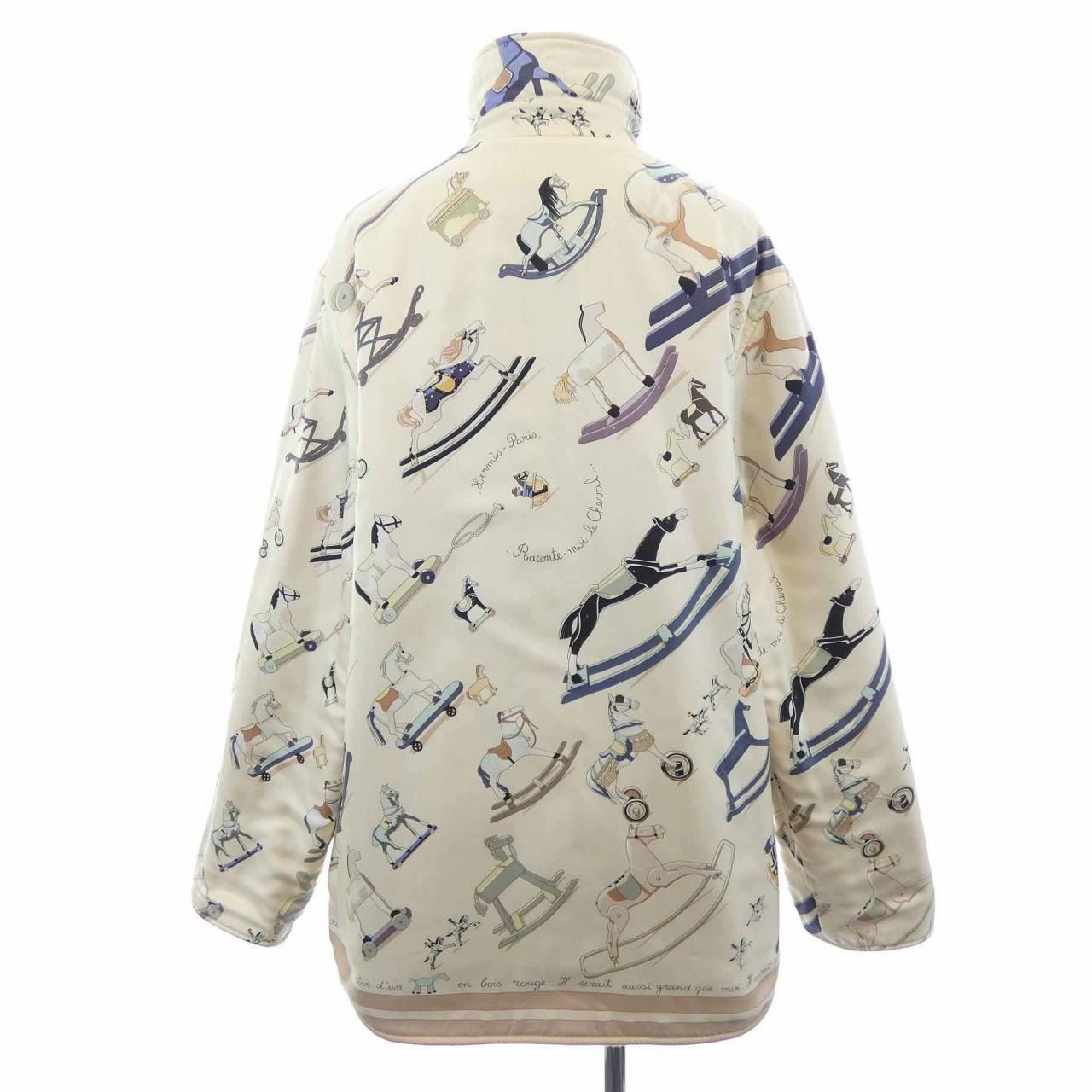 【ヴィンテージ】エルメス HERMES CHEVAL ツイルレーヌ. コート