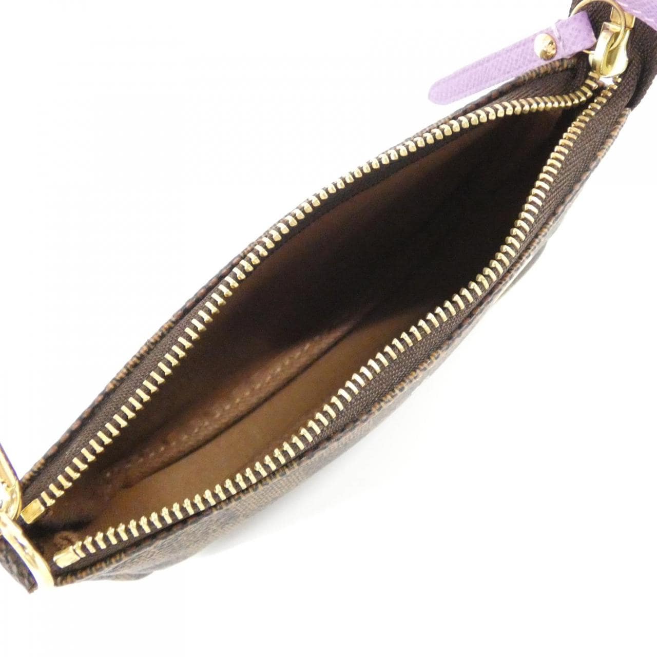 LOUIS VUITTON Damier (Ray Ilustre) Mini Pochette Accessoire N63003 Accessory Pouch