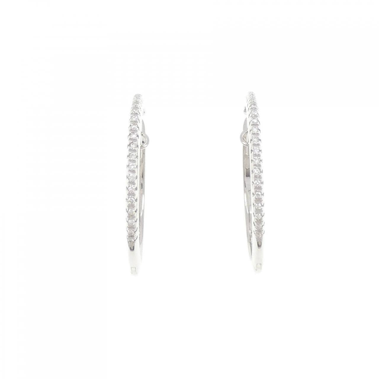 750WG ダイヤモンド ピアス 0.21CT