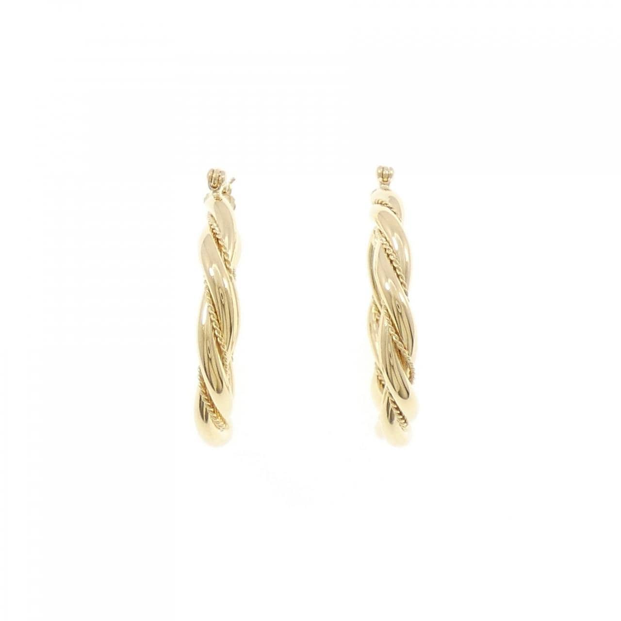 K18YG earrings