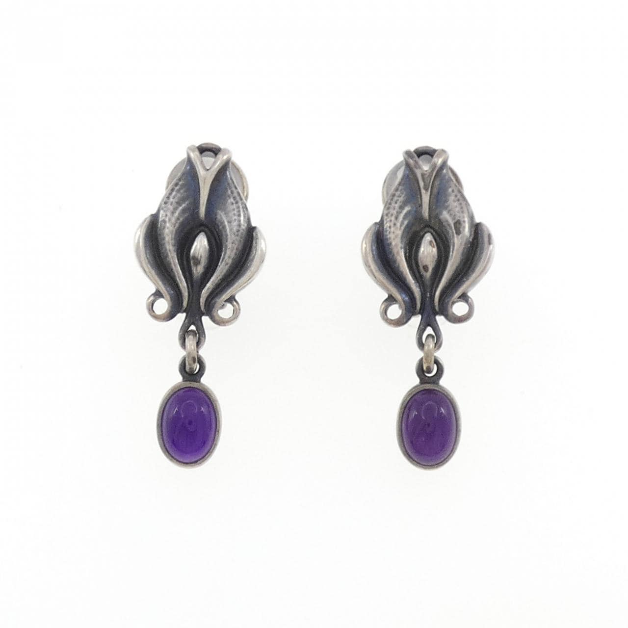Georg Jensen Amethyst Earrings