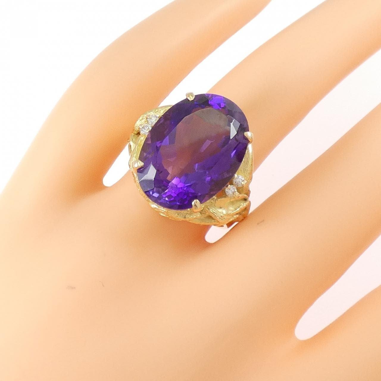 K18YG アメジスト リング