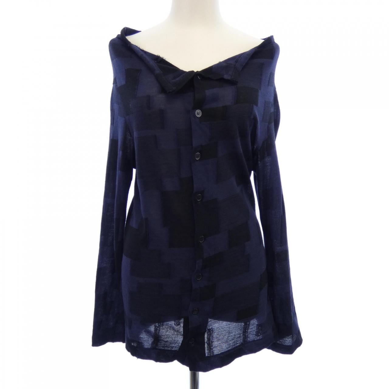 ヨウジヤマモトプリュスノアール YOHJI YAMAMOTO+NOIR ND-T22-980 カーディガン