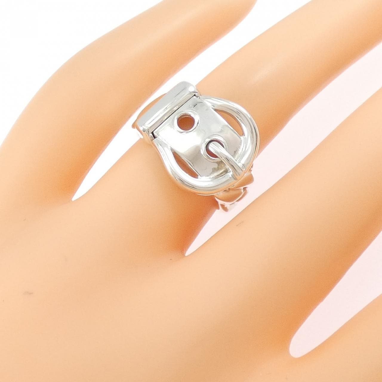 【ヴィンテージ】エルメス ブックル セリエ リング