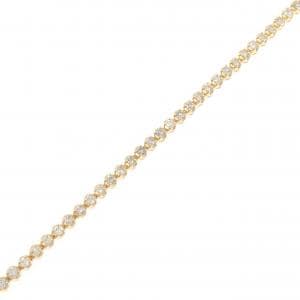 K18YG ダイヤモンド ブレスレット 1.04CT