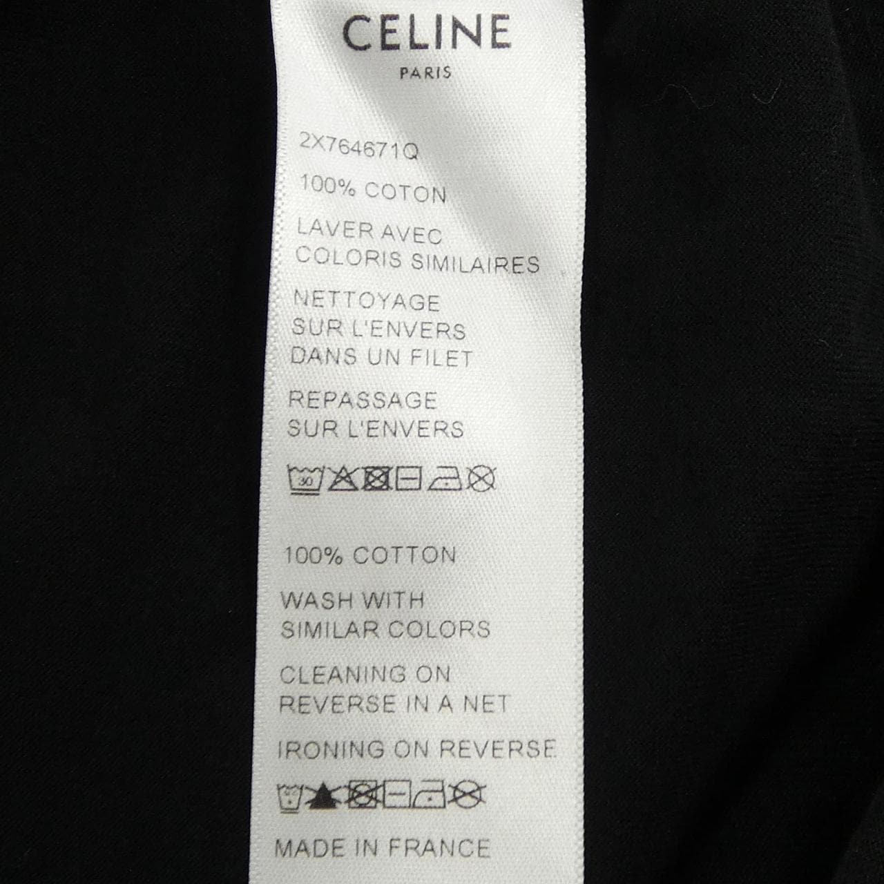 セリーヌ CELINE CELINEプリント ルーズTシャツ 2X764671Q Tシャツ