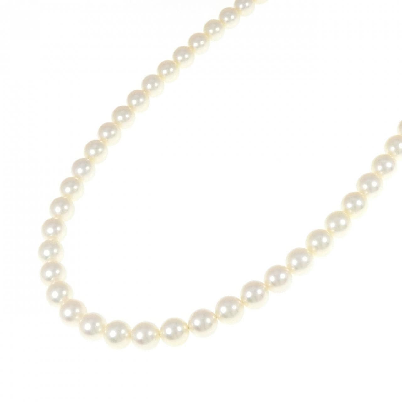 シルバークラスプ アコヤパール ネックレス 7-7.5mm