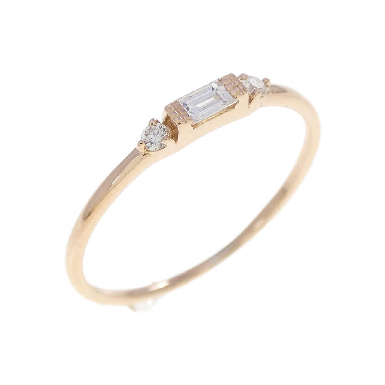 K18PG ダイヤモンド リング 0.11CT