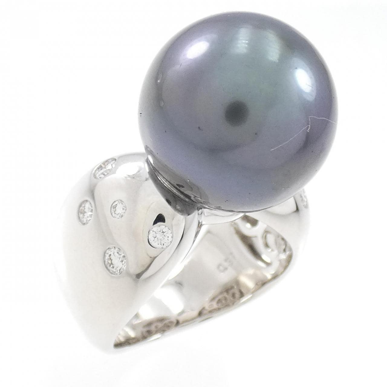 Tasaki Black Pearl Ring 15.1mm