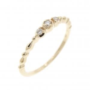 アガット ダイヤモンド リング 0.04CT