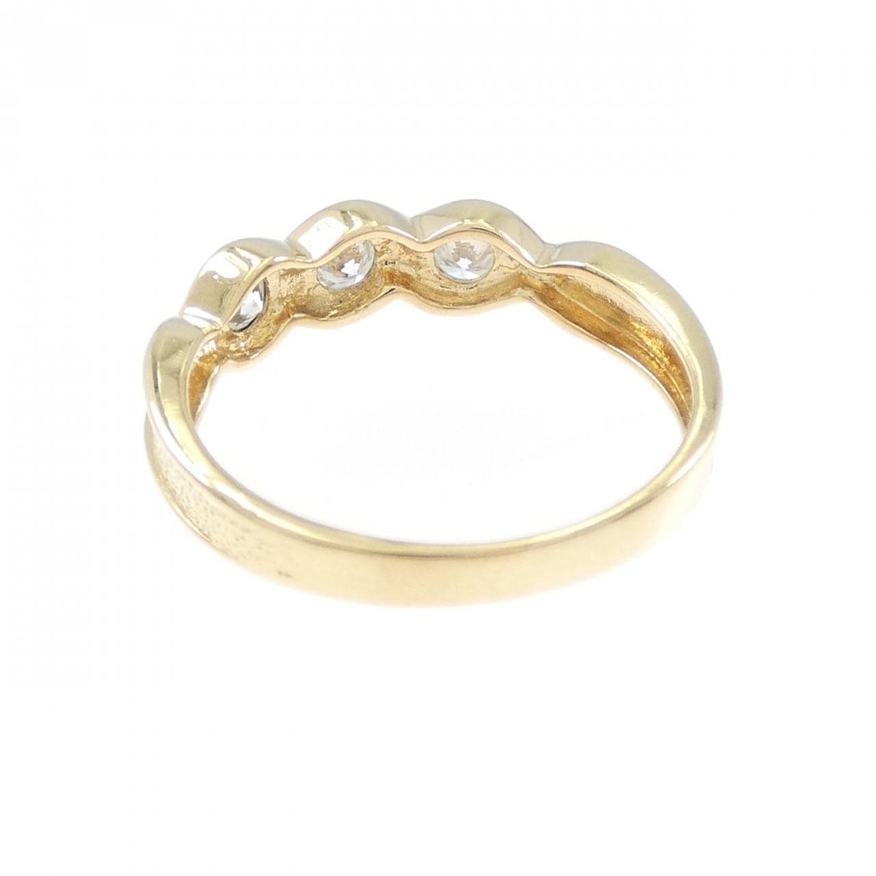 K18YG ダイヤモンド リング 0.30CT