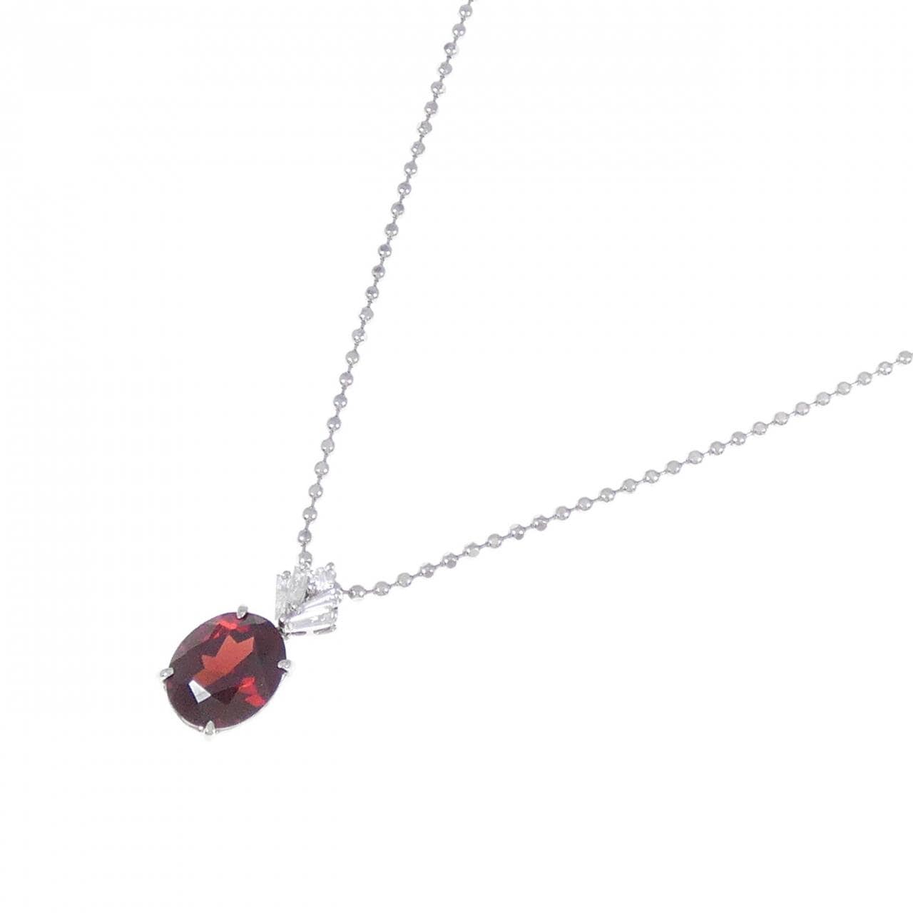 PT Garnet Necklace 3.69CT