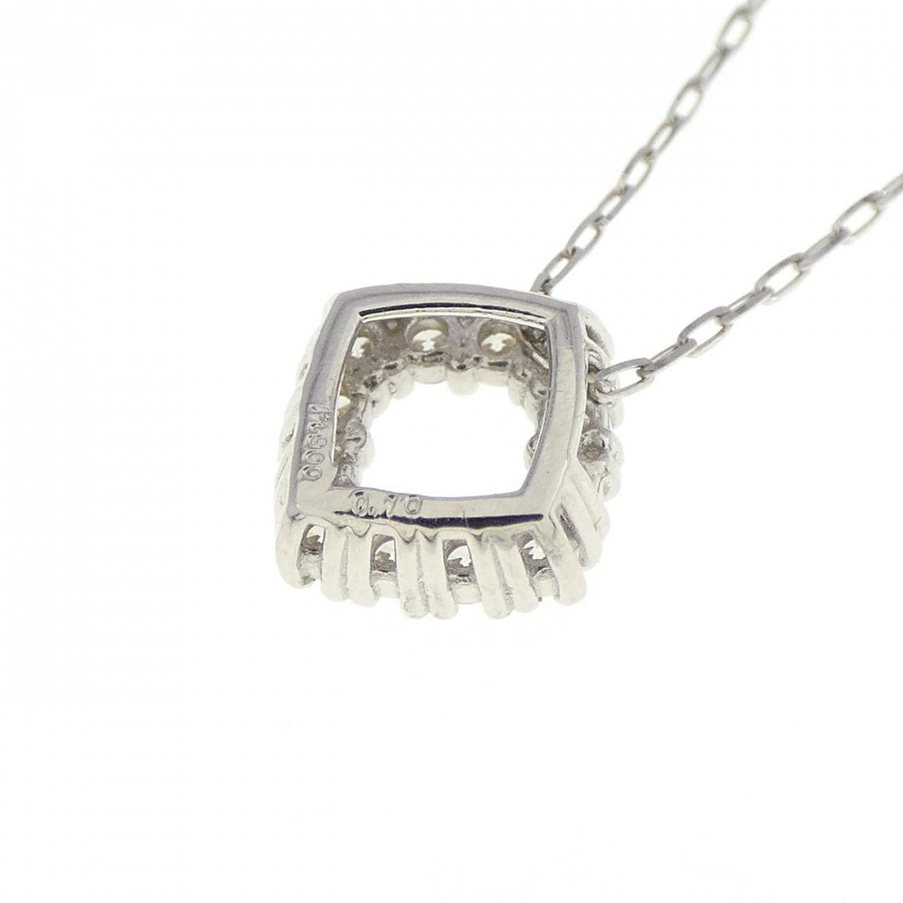 [BRAND NEW] PT Diamond Necklace 0.10CT