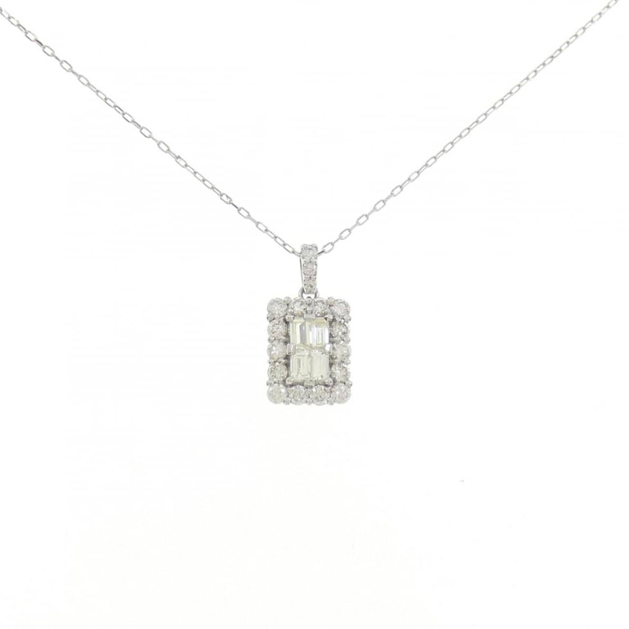 【新品】PT ダイヤモンド ネックレス 0.50CT