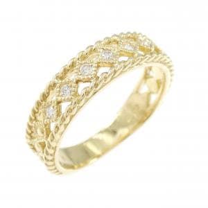 K18YG ダイヤモンド リング 0.07CT