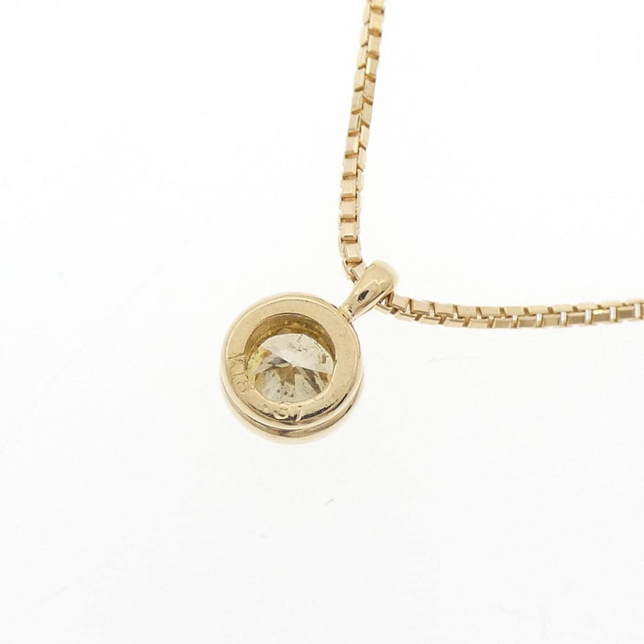 K18YG ダイヤモンド ネックレス 0.31CT