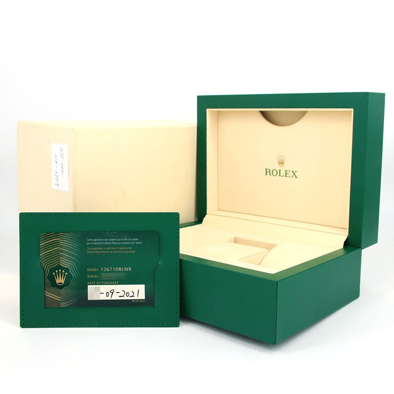 ロレックス GMTマスターⅡ 126710BLNR･3 SS 自動巻 ランダム番