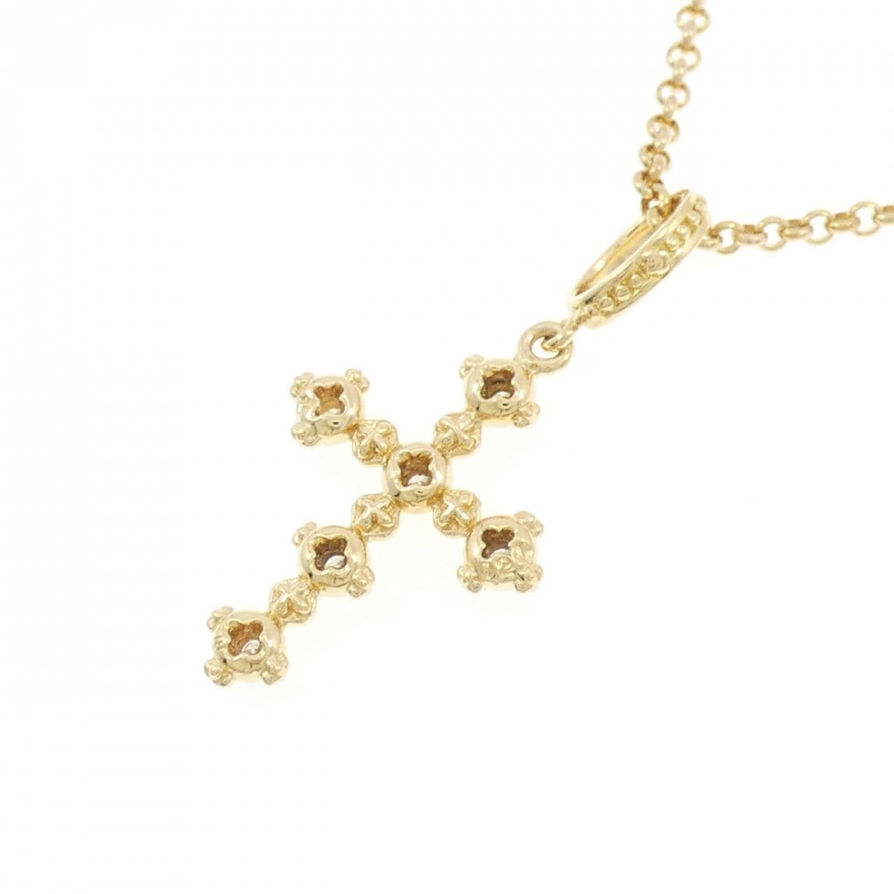 アーカー メモリアルクロス ネックレス 0.22CT