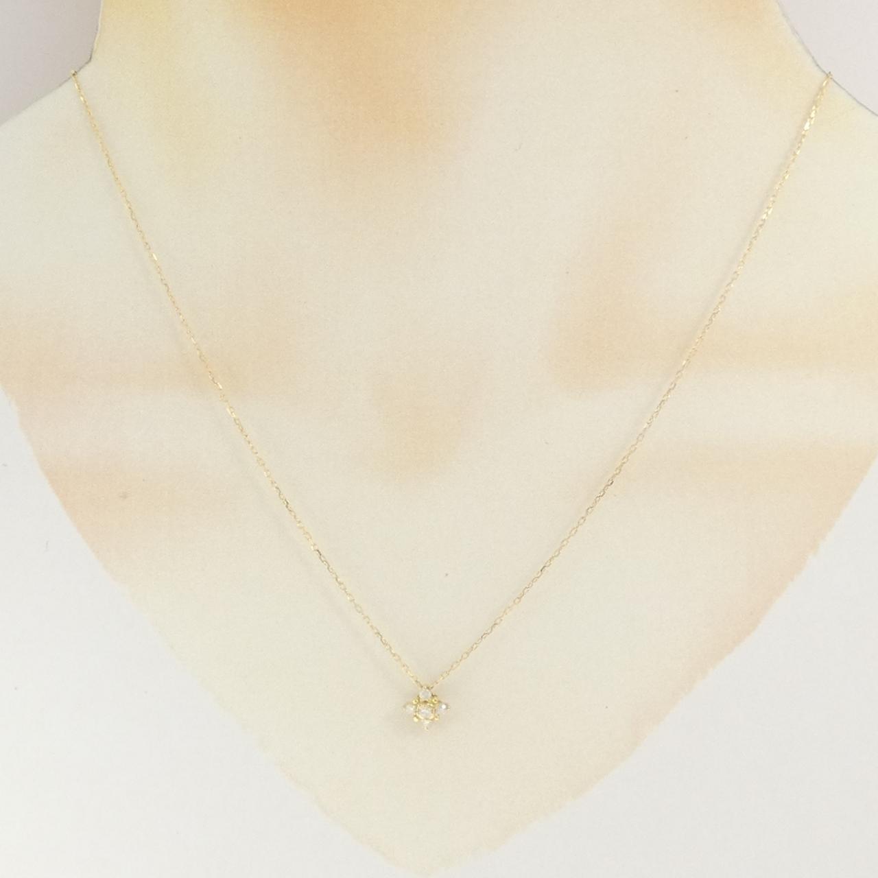 K18YG ダイヤモンド ネックレス
