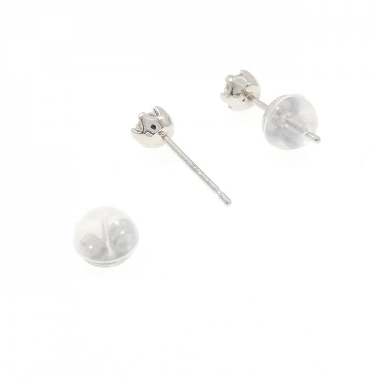 PT950/PT900 ソリティア ダイヤモンド ピアス 0.20CT