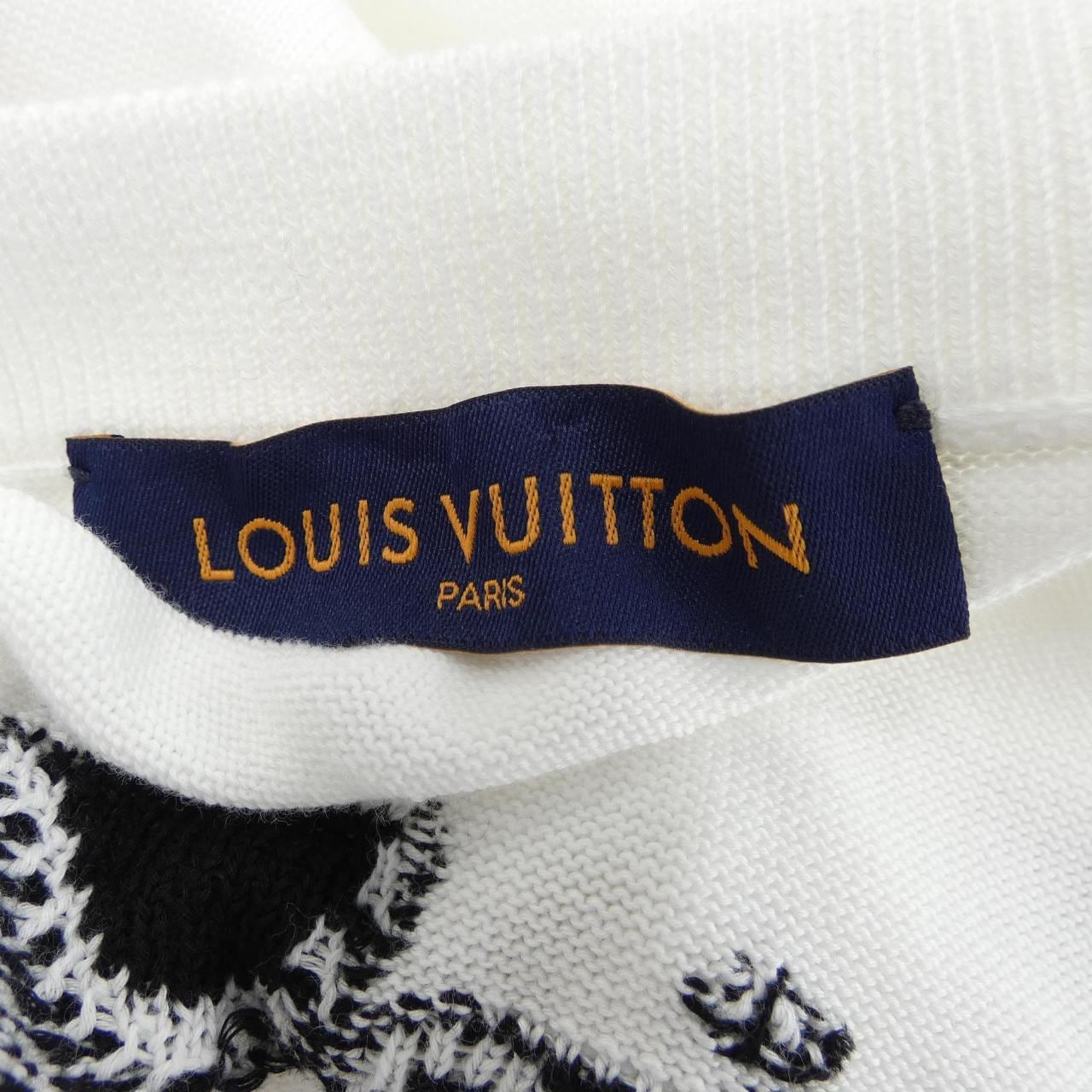 LOUIS VUITTON Vuitton Graphic Short Sleeve Knitwear HON10WJL4 Tops