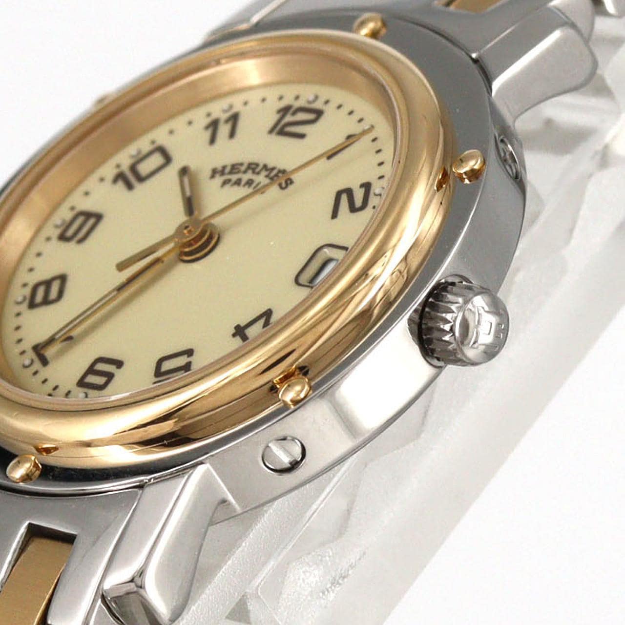 エルメス クリッパー コンビ CL4.220 SSxGP クォーツ