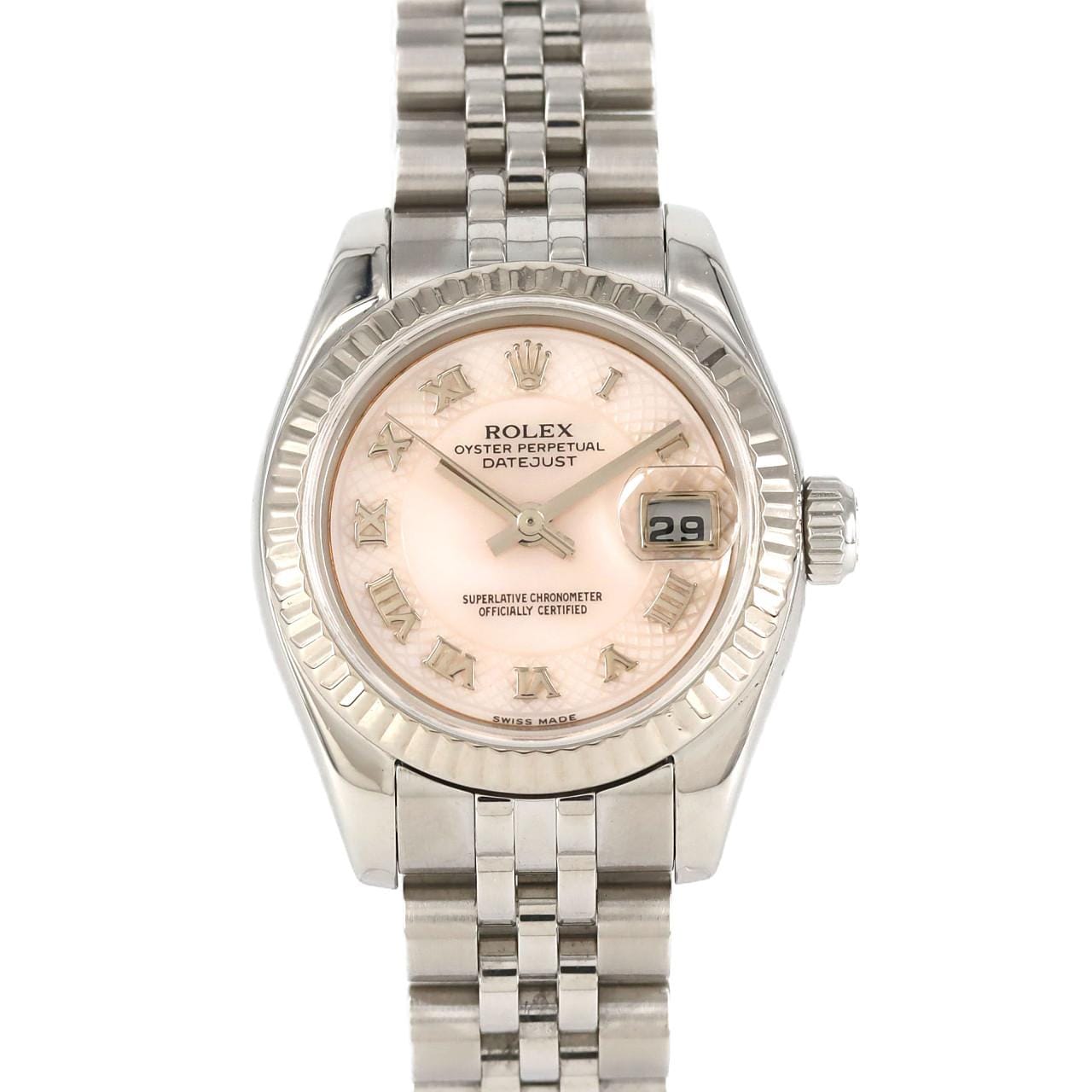 ROLEX Datejust 179174NRD SSxWG Automatic D number